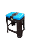 Plastic Stool (Blue & Black)