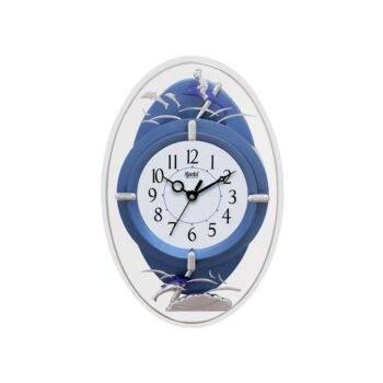 Ajanta Wall Clock | Model No 1827 Wall Clock – Classic Musical Pendulum Quartz Wall Clock – Pendulum Clock –Blue