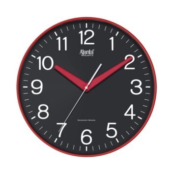 Ajanta Wall Clock | Model No 9117 Wall Clock – Designer Clock – Red