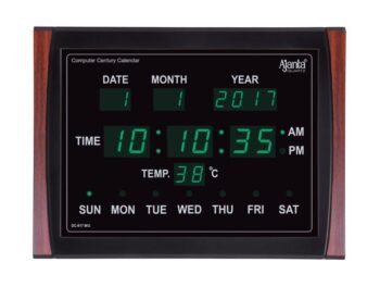 Ajanta Wall Clock | Model No DC-017MG Digital Clock – Calendar Clock- MG- GREEN