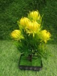 Artificial Pincushion Flower With Pot